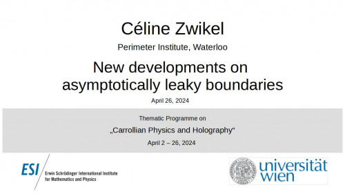 Preview of Céline Zwikel - New developments on asymptotically leaky boundaries